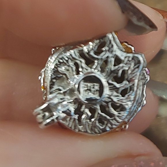 Vintage Sterling Silver Bunny Cottage Charm - Opens! - Picture 7 of 7